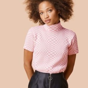 UNIF Echo Top in Blush Pink